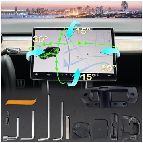 CUSP screen tilt swivel mount for Tesla Model 3 and Model Y