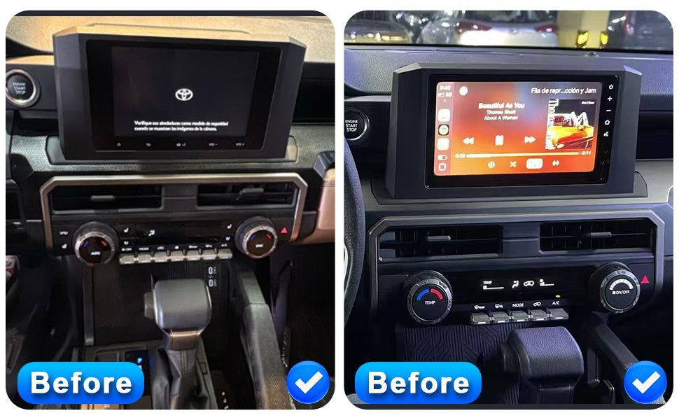 Toyota Tacoma 4Runner stereo installation comparison