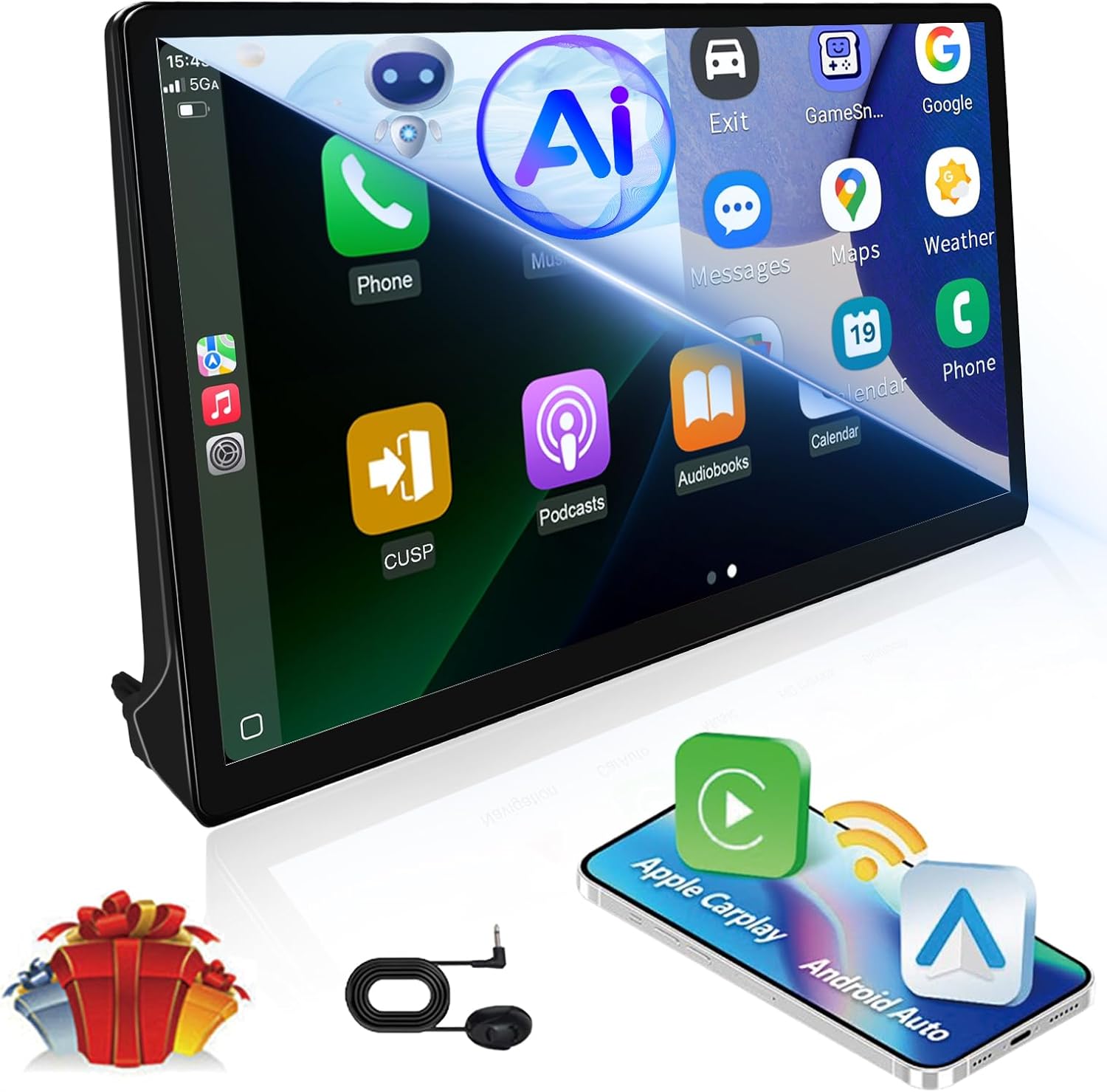 CUSP 15 Inch Android Car Stereo for Toyota Tacoma 4Runner X Runner 2024-2026