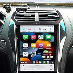 CUSP 12.1 inch Qualcomm Android car stereo installed in Ford Explorer 2011-2019 dashboard