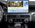 CUSP 15 Inch Android Car Stereo for Toyota Tacoma 2024-2026 & 4Runner/X-Runner 2024-2026, Qualcomm 6125 8GB+128GB, Wireless CarPlay Android Auto GPS WiFi DSP