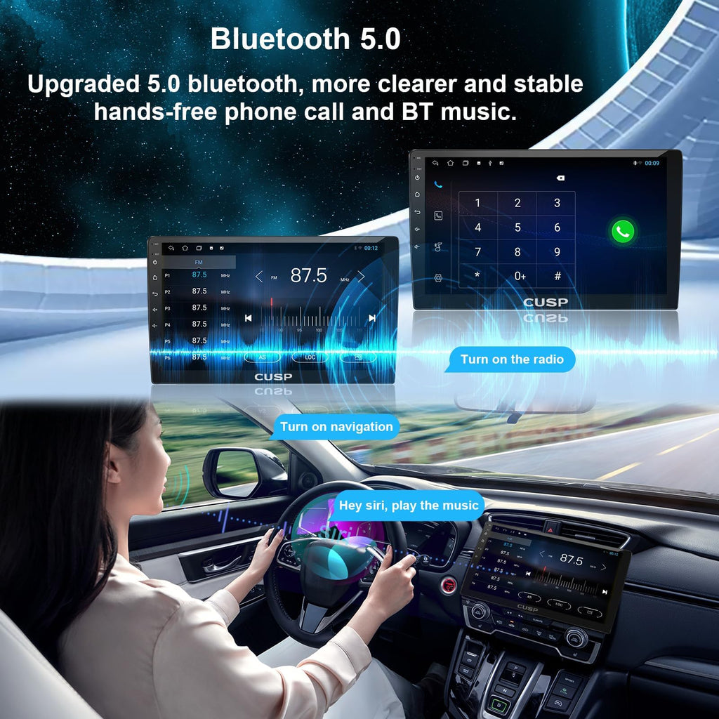 CUSP Android car stereo Bluetooth and media playback feature image