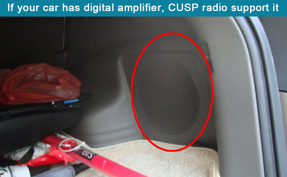 Digital amplifier support for Hyundai Veloster CUSP Android radio
