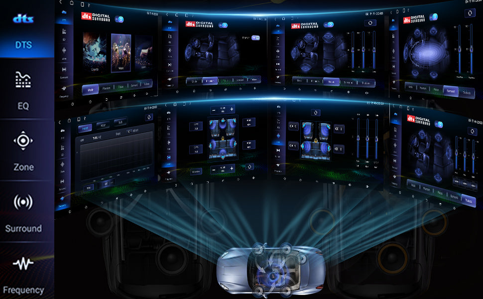 CUSP built-in DSP audio tuning interface